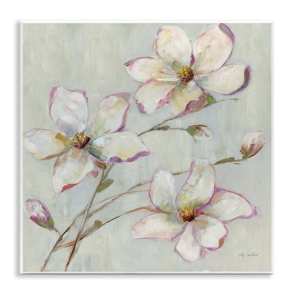Stupell Industries Apple Blossom Botanicals Botanical & Floral Painting Unframed Art Print Wall Art, 12 x 12