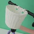 thumbnail image 4 of Hand-Woven Bicycle Basket: Large Capacity, Strong Load-bearing, Easy Installation Handlebar Bike Front Basket Replacement, 4 of 8