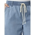 thumbnail image 4 of Gloria Vanderbilt Swan Series Women's Soft Drape Wide Leg Pull On Jeans 30" Inseam, Sizes 6-18, 4 of 5