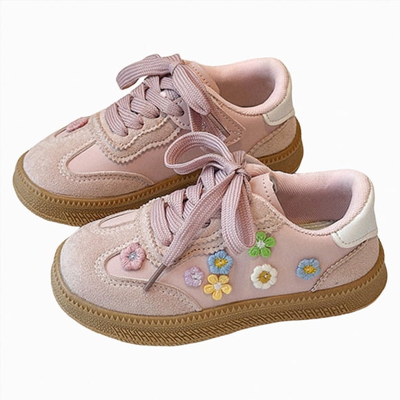 gdxvjhbj Toddler Shoes Girl Wide Toddler Boys & Girls Shoes Kids Canvas Sneakers with Cartoon Hook and Loops Size 13 (Red,Little Kids 13)