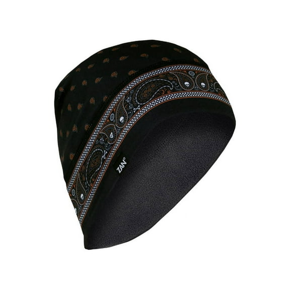Zan Headgear Sportflex Fleece Helmet Beanie Classic Bandana