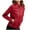 Red, variant on Faux Leather Blazer Jacket for Women One-button Notch Collar Long Sleeve Regular-fit Office Work Fashion Suit Coat (4X-Large, Coffee)