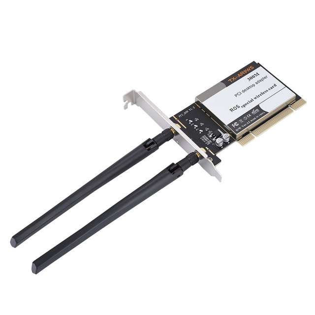 AR9220 300M PCI Desktop PC Tarjeta De Red Inalámbrica De Doble Banda 2.4/5GHzEscritorios Y Periféricos, Wifi