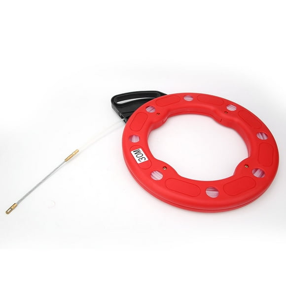 Fiberglass Fish Tape, Reel Puller, High Strength Non-Conductive Fiberglass Nylon For Fishing Pulling