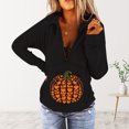 thumbnail image 1 of Mode Hoodies pour Femmes 2023 Mode et Confortable Décontracté Imprimé Manches Longues Patchwork Pull à Fermeture Éclair 50 % de Réduction Liquidation Costumes Halloween/noël, 1 of 4