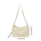 thumbnail image 3 of Bolso informal de hombro para mujer - Bolso bandolera de cuero PU - 21x13x7cm - Beige, rosa, negro, caqui, azul, 3 of 6