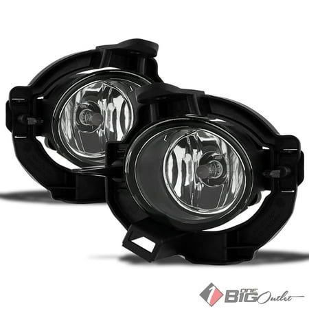 Driving Light Kit Parts 2008-2013 Rogue Driving Fog Lights Replacement w/Switch, Harness Completed Kit Pair L+R 2009 2010 2011 2012 ()