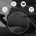 thumbnail image 5 of EOP 23.62'' Extra Wide Office Chair, 600 Lbs Big and Tall Executive Office Chair with Heat and Kneading Massage, Ergonomic Computer Chair with 3D Flip-up Arms, Black, 5 of 10
