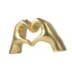 thumbnail image 5 of Escultura de mano de corazón, figura de gesto, regalo de cumpleaños, novedad, adorno de escritorio, estatua de de amor para Festival, dormitorio Oro, 5 of 8