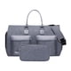 thumbnail image 1 of Bolsa de lona para ropa, bolsa de viaje de negocios, bolsa de equipaje, bolso de hombro, correa de hombro extraíble, bolsa de ropa para hombres, bolsa Gris, 1 of 8