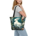thumbnail image 2 of Rocae Tropical Parrot Floral Artwork for Shoulder Bags for Women Tote Bag for Women with Zipper Closure, 2 of 6