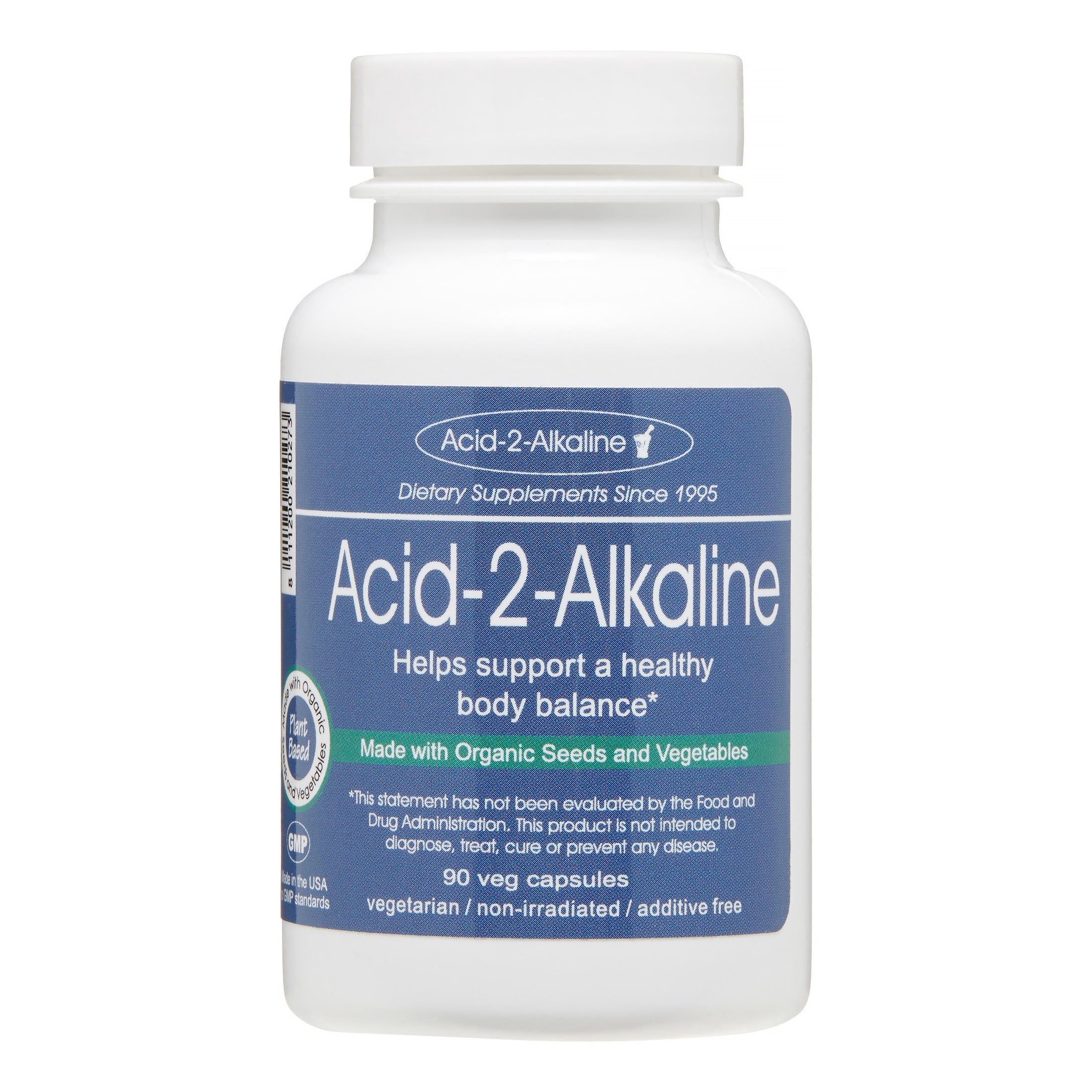 Acid-2-Alkaline 90 Veg Caps (Made with Organic) - Walmart.com