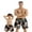 Black Red Peony Shorts, variant on Family Matching Swimsuit Father and Son Floral Print Beachwear Swimwear Sets Daddy and Me Swimming Trunks Pants