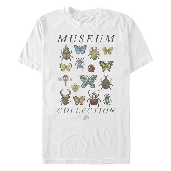 Men's Nintendo Museum Bug Collection Graphic Tee White X Large