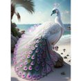 thumbnail image 1 of Pintura 5D DIY Full Round Drill Diamonds Peacock Kit Decoración del hogar (NH3079) FLhrweasw Nuevo, 1 of 9
