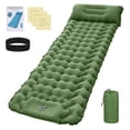 thumbnail image 2 of Almohadilla para dormir para acampar conbomba de almohada empotrada en colchón de aire de campamento impermeable para dormir para dormir para dormir para mochileros, 2 of 7