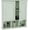 Green, variant on Bathroom Wall Cabinet with 2 Door Adjustable Shelves,Over The Toilet Storage White Wall Mounted Medicine Cabinets for Bathroom Laundry Room Kitchen