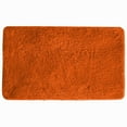 thumbnail image 2 of Mary Bathroom Rug, Luxury Soft Plush Shaggy Thick Fluffy Microfiber Bath Mat, Non-slip Rubber Back, Floor Mat Water Absorbent 17x24 Inch Orange, 2 of 3
