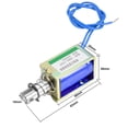 thumbnail image 2 of XRN-1039 DC 24V 0.8A 25N 19.2W 10mm Pull Type Open Frame Solenoid Electromagnet, 2 of 5