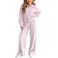 thumbnail image 2 of LvhaoGJOB Little Kids Kids 2-Piece Outfit Set, Purple - sherpa fleece, 2 of 5