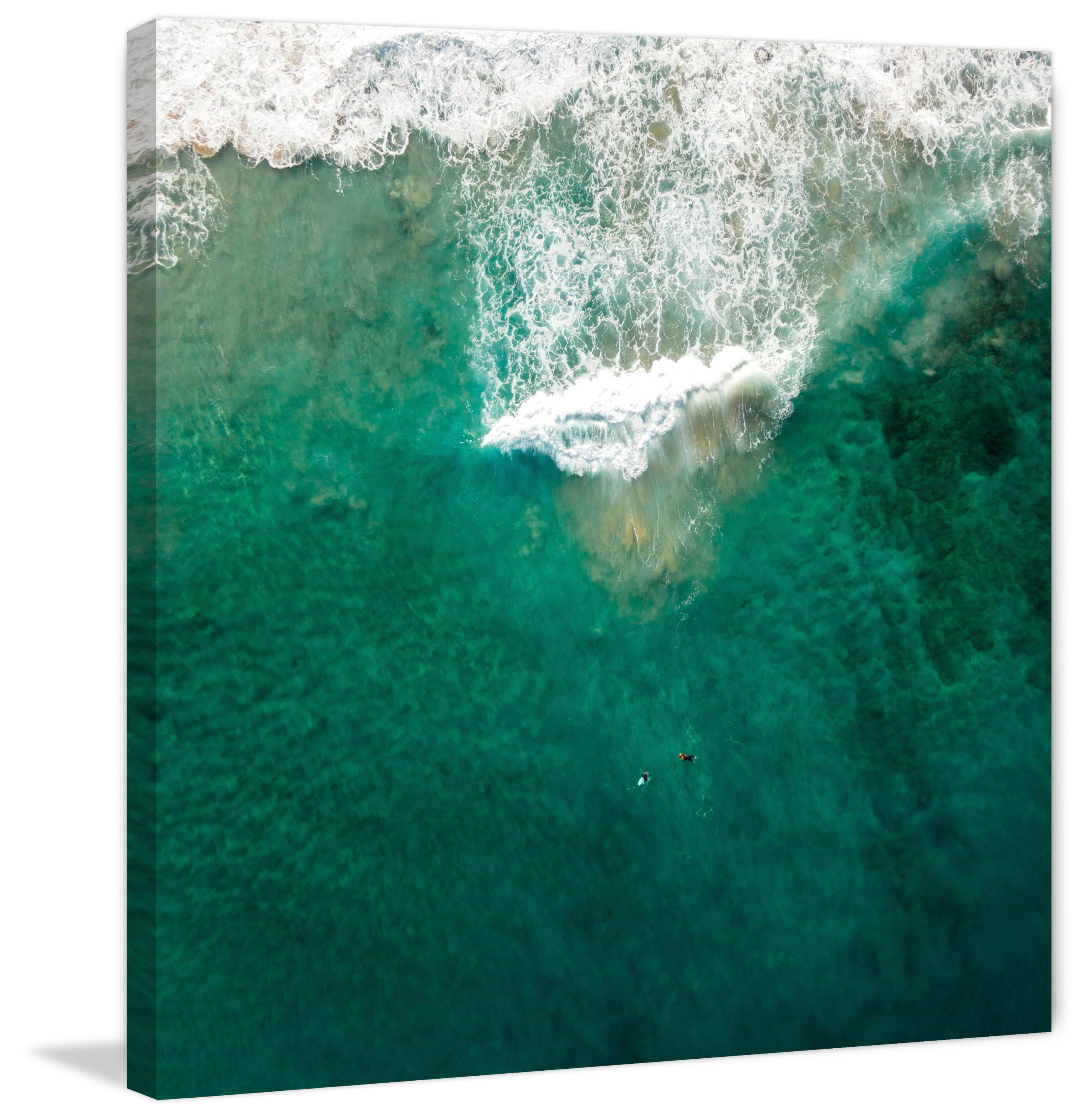 "Wakesurfing" Painting Print on Wrapped Canvas