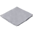thumbnail image 4 of Jacob Alexander Linen Handrolled 15" x 15" Pocket Square Hanky - Silver, 4 of 4