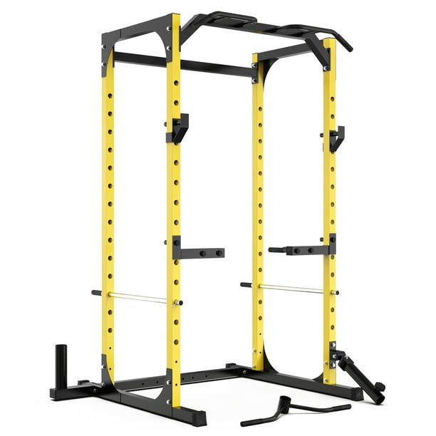 Synergee Power Rack Cage, J-Cups, Safety Arms, Pull Up Bar, Landmine ...