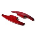 thumbnail image 3 of Pair Steering Wheel Shift Paddle Extension Carbon Fiber Red Fits for Honda 2018, 3 of 4