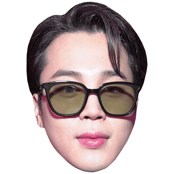 Jimin (Glasses) Flat Cardboard Face