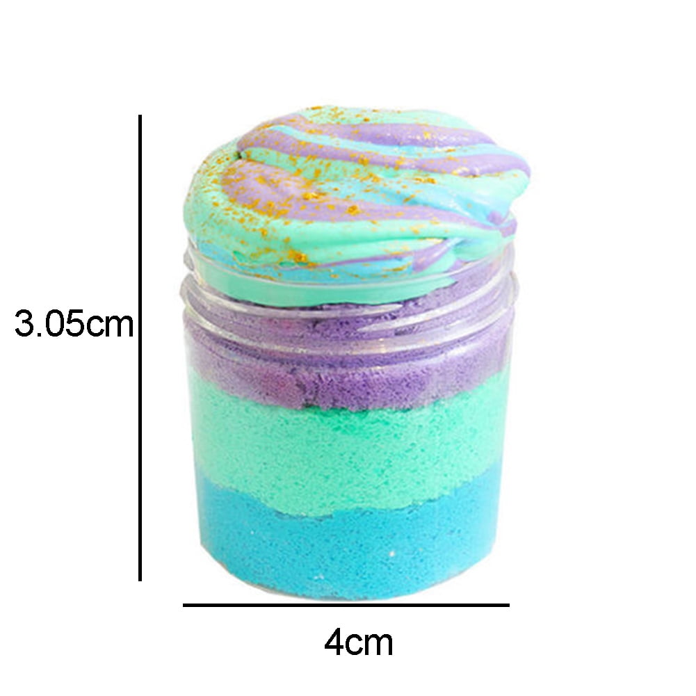  ICHICHI Rainbow Cloud Slime,Non-Sticky and Super Soft Scented  Slime,Stress Relief Toy : Toys & Games