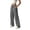 Gray, variant on Dxzfnsa Women's Wide Leg Sweatpants Casual Solid Color Straight Leg Sweat Pants Womens Soft Drawstring Elastic Pants with Pockets