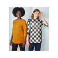 thumbnail image 4 of Jessica London Women's Plus Size Scallop Boatneck Tunic, 4 of 6