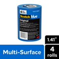 thumbnail image 2 of Cinta adhesiva ScotchBlue Original de 36 mm x 55 m, 4 rollos, color azul, 2 of 8