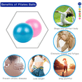 thumbnail image 4 of Mini Exercise Ball, Yoga Ball, Pilates Ball, Core Training and Physical Therapy, Improves Balance, 4 of 5