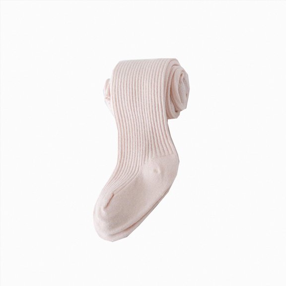 Ccpelsie Little Girls Winter Tights Thick Solid Leggings School Uniform Warm Stockings For Girls(Pink,7-8 Years)
