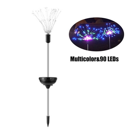 1PCS Solar Powered 90LE-D Lights Copper Wire Starburst Fireworks Fairy ...