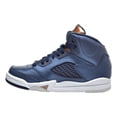 thumbnail image 4 of Air Jordan 5 Retro BP Little Kid's Shoes Obsidian/Metallic Red Bronze 440889-416, 4 of 6
