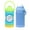 Aqua/Denim, variant on Re-Play 12 oz Water Bottle for Kids - Vacuum-Insulated Stainless Steel Tumbler with Flip-Straw, Spill and Leak-Proof Design, Dishwasher and Freezer Safe, 2 Pack Lavender and Princess Pink