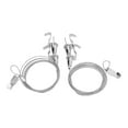 thumbnail image 1 of Adjustable Picture Hanging Wire, 33LBS Loading Picture Rail Hanging System 2pcs High Strength 2m Long  For Art Gallery For Exhibition, 1 of 8
