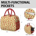 thumbnail image 2 of Watermelon Pattern Insulated Cooler Backpack Leakproof Lunch Bag with Cute Sunshine and Geometric Design for Outdoor Adventures, 2 of 6