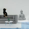 thumbnail image 2 of CarpNettore Cat Monkey Resin Buddha Statue Decorative Animal Figurine Collectible Sculpture for Entrance Bookshelf Living Room Bedroom Hotel Patio Backyard, 2 of 8