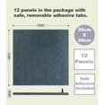 DECORITA Cork Board 48 x 36 Alternative â€“ 11.8x11.8x0.35 Inches 12