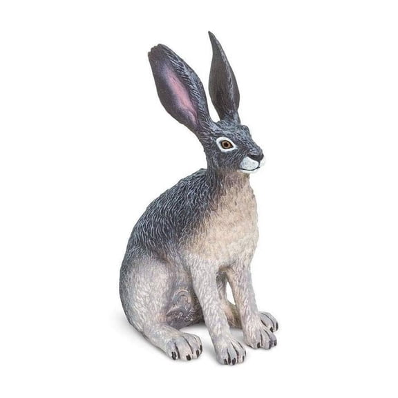 Safari Ltd. American Desert Hare Toy - 3 Inch Wildlife Figure for Kids