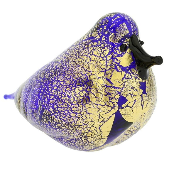GlassOfVenice Murano Glass Bird - Blue