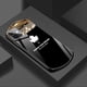 thumbnail image 1 of Funda de teléfono de vidrio templado de hoja de arce ovalada bonita de lujo para iPhone 14 13 12 11 Pro Max XS XR X SE 8 7 6 Plus, funda de silicona con espejo Tan Jianjun unisex, 1 of 2
