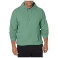 thumbnail image 4 of kamemir Workout Hoodies for Men Men's Logo Casual Fashion Hoodie Hooded Sweatshirt(Green,3XL), 4 of 4