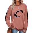 thumbnail image 2 of Bovxnpu Womens Oversized Sweatshirts, Sweatshirts for Women Fleece Crewneck Sweaters Casual Tops Comfy Fall Fashion Outs Winter Clothes, 2 of 4