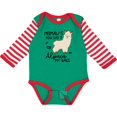 thumbnail image 3 of Inktastic Meemaw's You Say Alpaca My Bags Boys or Girls Long Sleeve Baby Bodysuit, 3 of 5