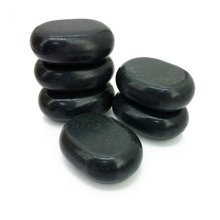 - Royal Massage 6pc Large Basalt Hot Stone Set B