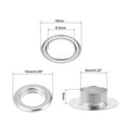 thumbnail image 3 of Kit de herramientas para ojales 100 juegos de ojales de cobre de 5/16" con 3 herramientas de instalación, diámetro interior de 8mm. Tono plateado, 3 of 6